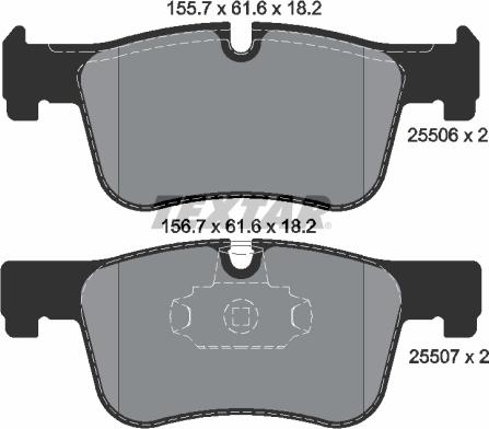 Textar 2550601 - Jarrupala, levyjarru inparts.fi