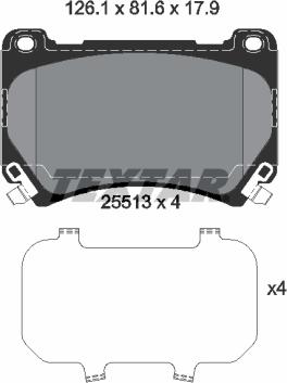 Textar 2551301 - Jarrupala, levyjarru inparts.fi