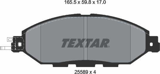 Textar 2558901 - Jarrupala, levyjarru inparts.fi