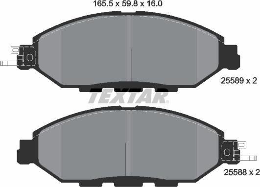 Textar 2558903 - Jarrupala, levyjarru inparts.fi