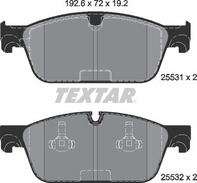 Textar 2553101 - Jarrupala, levyjarru inparts.fi