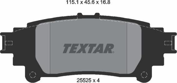 Textar 2552501 - Jarrupala, levyjarru inparts.fi