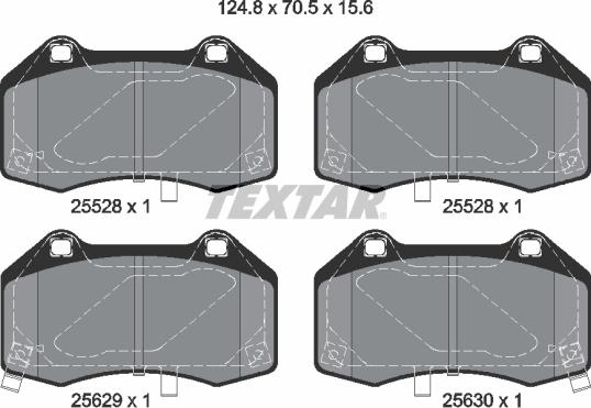 Textar 2552801 - Jarrupala, levyjarru inparts.fi