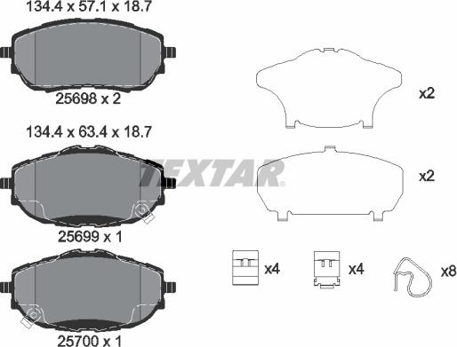 Textar 2569801 - Jarrupala, levyjarru inparts.fi