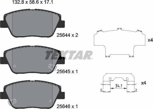 Textar 2564401 - Jarrupala, levyjarru inparts.fi