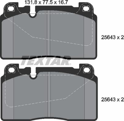 Textar 2564301 - Jarrupala, levyjarru inparts.fi