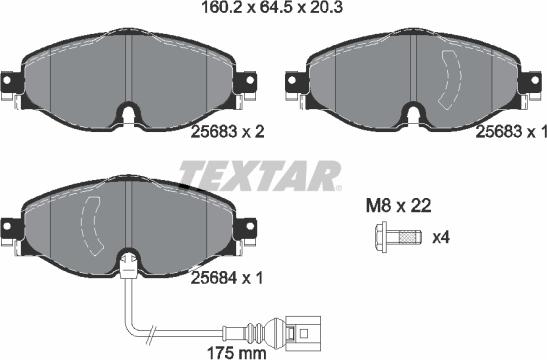 Textar 2568301 - Jarrupala, levyjarru inparts.fi