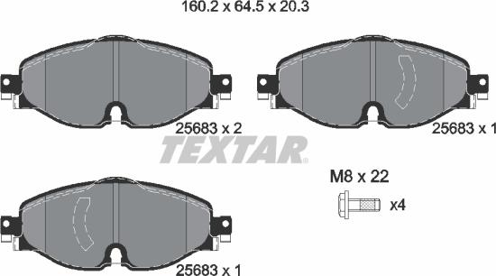 Textar 2568303 - Jarrupala, levyjarru inparts.fi