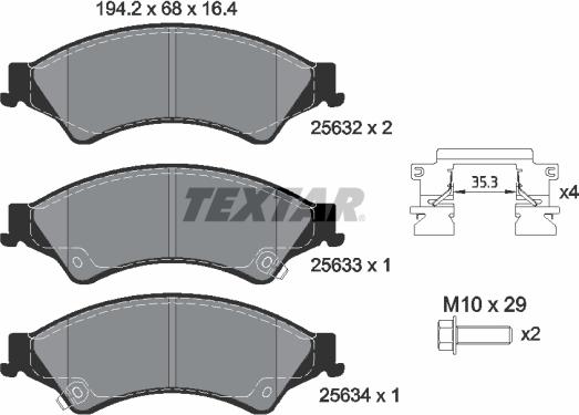 Textar 2563201 - Jarrupala, levyjarru inparts.fi