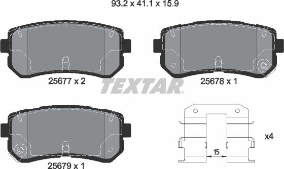 Textar 2567701 - Jarrupala, levyjarru inparts.fi