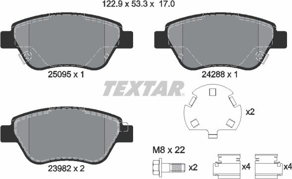 Textar 2509501 - Jarrupala, levyjarru inparts.fi