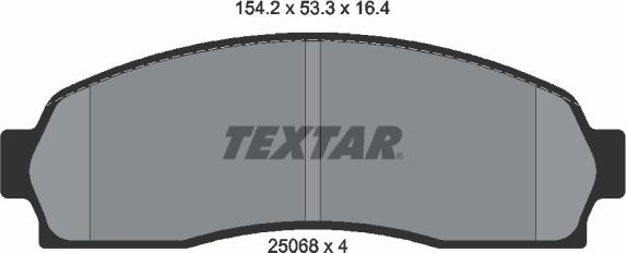 Textar 2506801 - Jarrupala, levyjarru inparts.fi