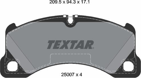 Textar 2500701 - Jarrupala, levyjarru inparts.fi