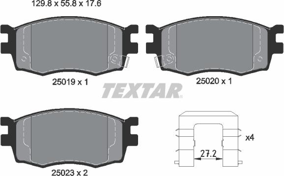 Textar 2501901 - Jarrupala, levyjarru inparts.fi