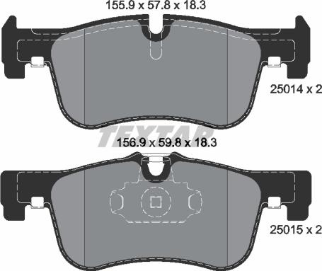 Textar 2501401 - Jarrupala, levyjarru inparts.fi