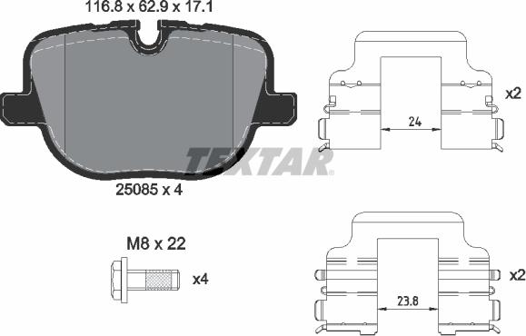 Textar 2508501 - Jarrupala, levyjarru inparts.fi