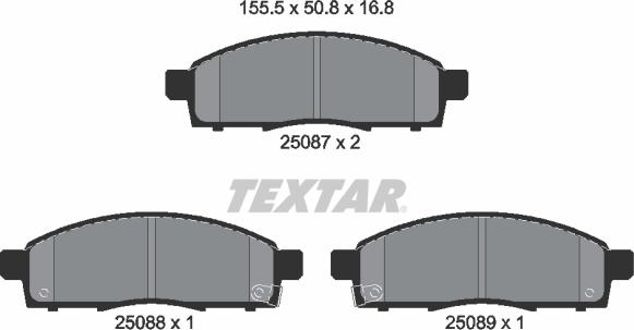 Textar 2508701 - Jarrupala, levyjarru inparts.fi