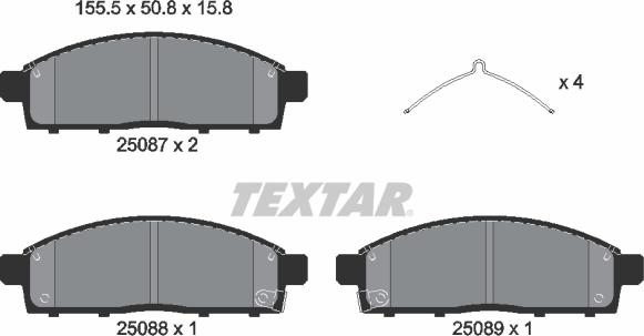 Textar 2508703 - Jarrupala, levyjarru inparts.fi