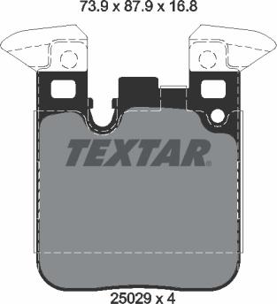 Textar 2502901 - Jarrupala, levyjarru inparts.fi