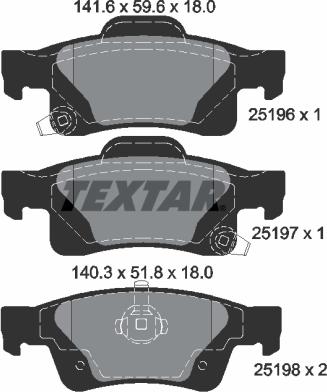 Textar 2519601 - Jarrupala, levyjarru inparts.fi