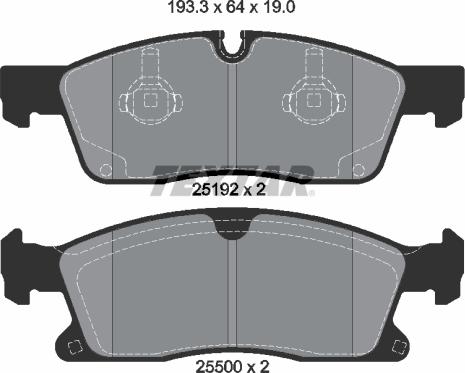 Textar 2519201 - Jarrupala, levyjarru inparts.fi