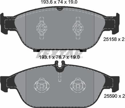 Textar 2515803 - Jarrupala, levyjarru inparts.fi