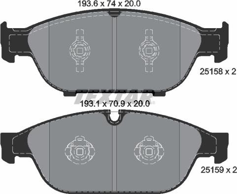 Textar 2515802 - Jarrupala, levyjarru inparts.fi