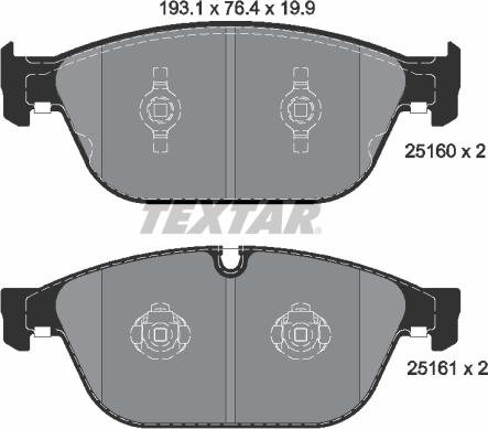 Textar 2516002 - Jarrupala, levyjarru inparts.fi