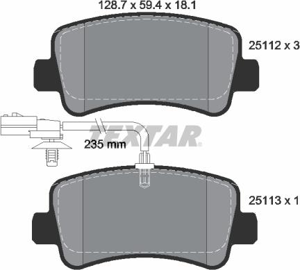 Textar 2511201 - Jarrupala, levyjarru inparts.fi