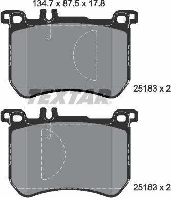 Textar 2518301 - Jarrupala, levyjarru inparts.fi