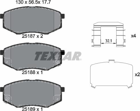 Textar 2518701 - Jarrupala, levyjarru inparts.fi