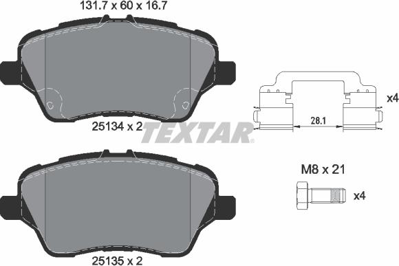 Textar 2513402 - Jarrupala, levyjarru inparts.fi