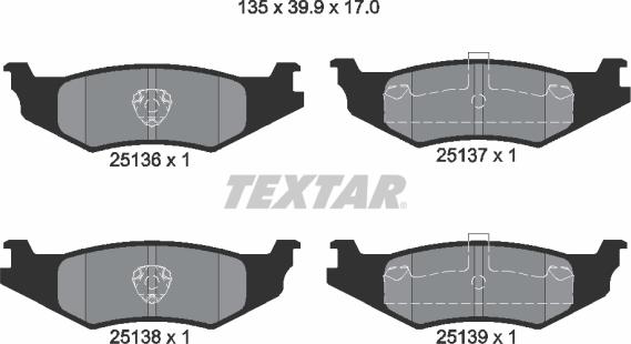 Textar 2513601 - Jarrupala, levyjarru inparts.fi