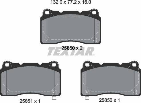 Textar 2585001 - Jarrupala, levyjarru inparts.fi