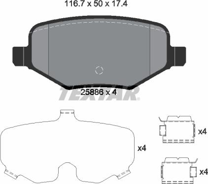 Textar 2588601 - Jarrupala, levyjarru inparts.fi