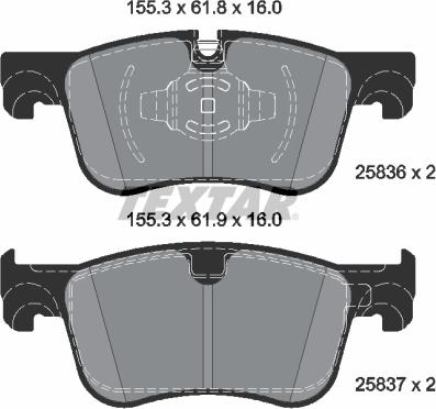 Textar 2583605 - Jarrupala, levyjarru inparts.fi