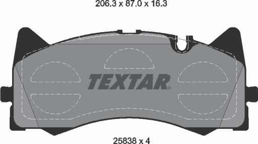 Textar 2583801 - Jarrupala, levyjarru inparts.fi