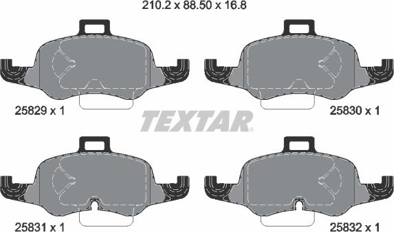 Textar 2582901 - Jarrupala, levyjarru inparts.fi