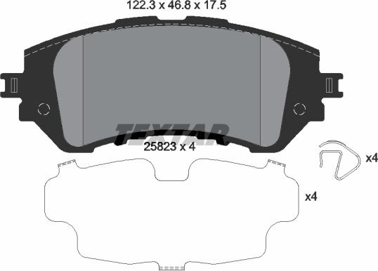 Textar 2582301 - Jarrupala, levyjarru inparts.fi