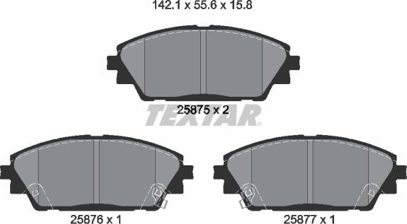 Textar 2587501 - Jarrupala, levyjarru inparts.fi