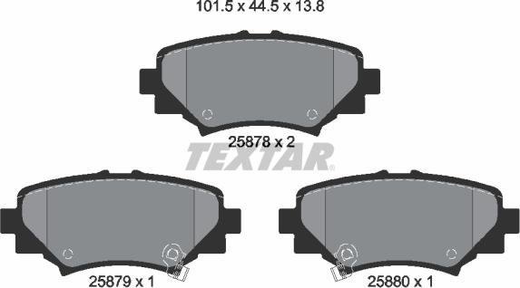 Textar 2587801 - Jarrupala, levyjarru inparts.fi