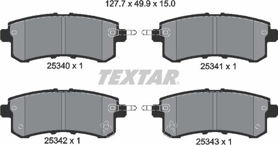 Textar 2534001 - Jarrupala, levyjarru inparts.fi