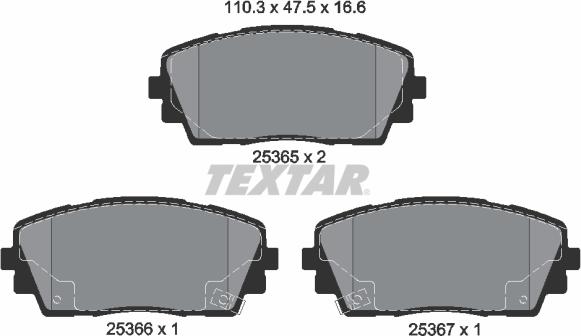 Textar 2536501 - Jarrupala, levyjarru inparts.fi