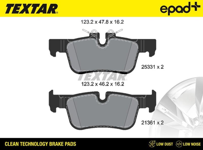 Textar 2533101CP - Jarrupala, levyjarru inparts.fi