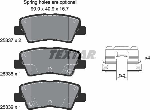 Textar 2533709 - Jarrupala, levyjarru inparts.fi