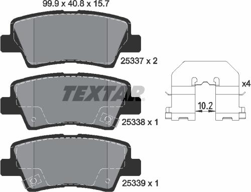 Textar 2533701 - Jarrupala, levyjarru inparts.fi