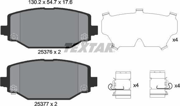 Textar 2537601 - Jarrupala, levyjarru inparts.fi