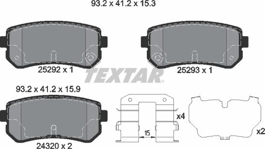 Textar 2529201 - Jarrupala, levyjarru inparts.fi