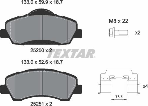 Textar 2525004 - Jarrupala, levyjarru inparts.fi