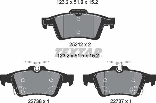 Textar 2521204 - Jarrupala, levyjarru inparts.fi